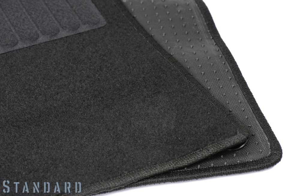 Коврики текстильные "Стандарт" для Mazda 6 (универсал / GH) 2007 - 2010, черные, 2шт.