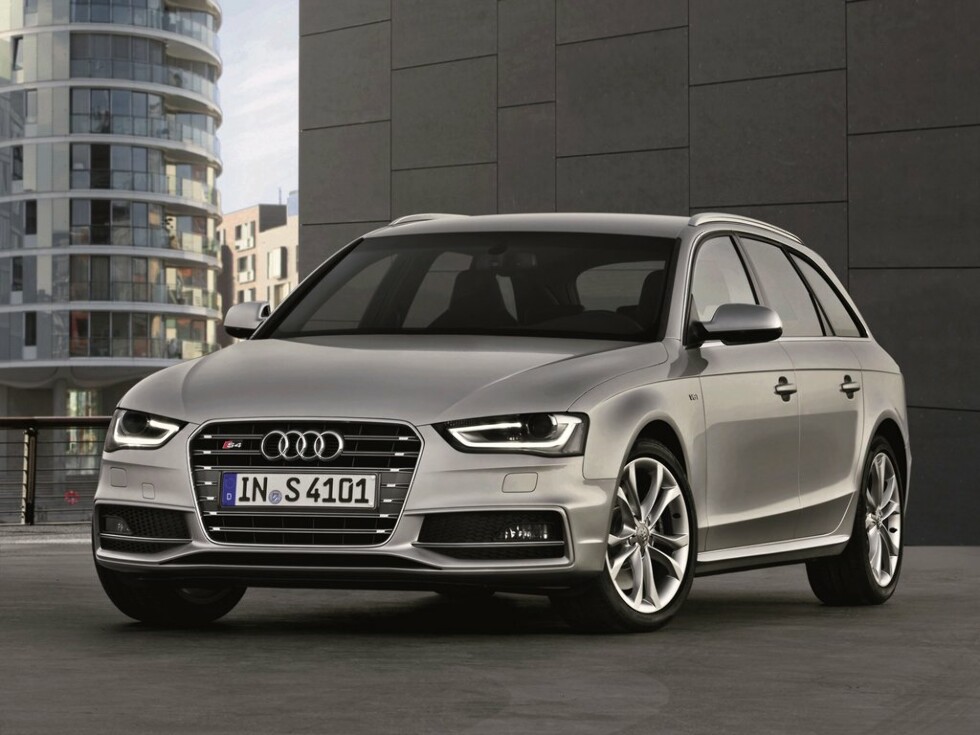 Коврики ЭВА "EVA ромб" для Audi S4 IV (универсал / 8K5) 2011 - 2016, черные, 4шт.