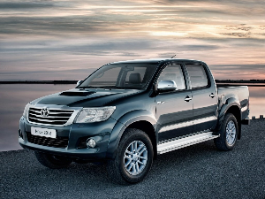 Коврики текстильные для Toyota Hilux Pick Up (пикап / AN120) 2015 - Н.В.